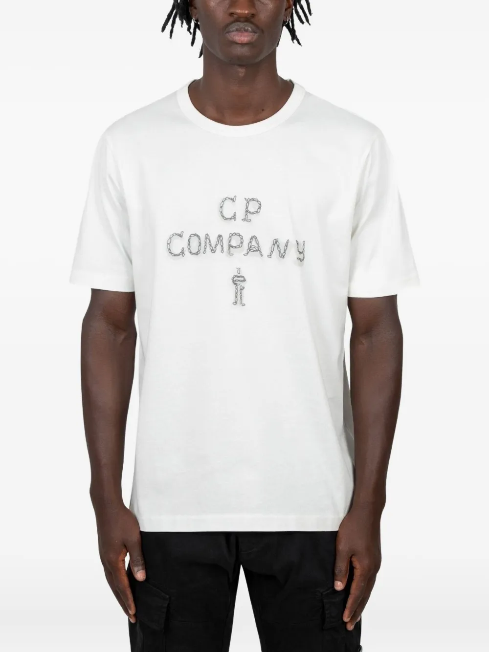 C.P. Company playera con logo estampado | blanco | Image 1