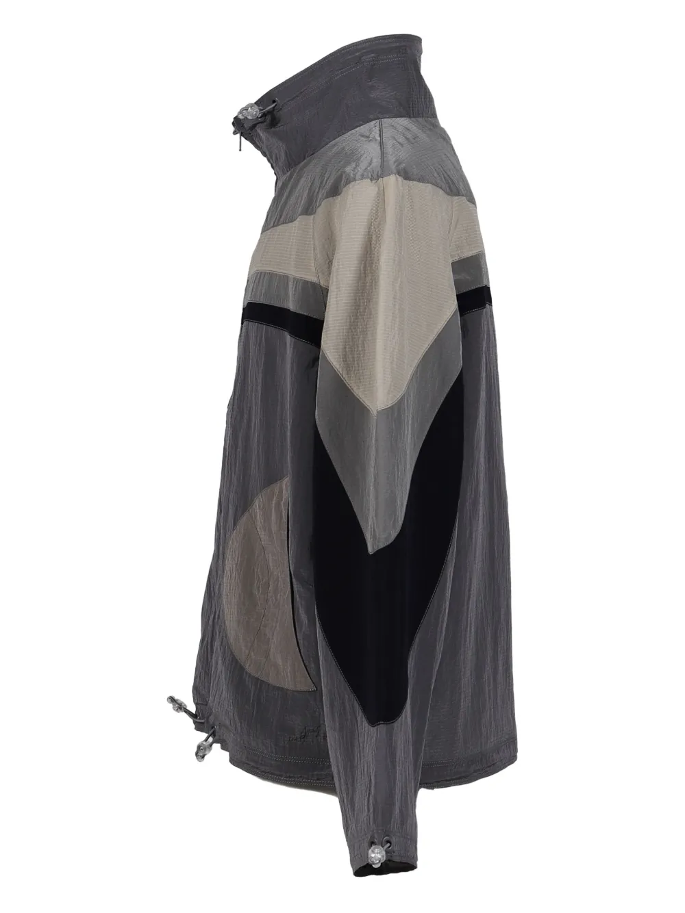 ERL panelled zip-up jacket | Grey | Image 1