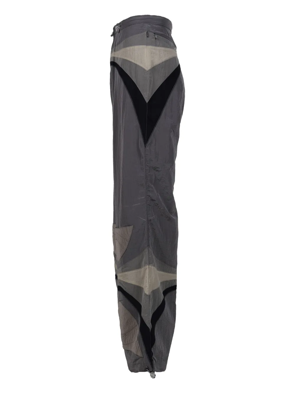  Erl Panelled Drawstring Trousers - Grey 