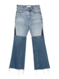 Chloé patchwork frayed jeans - Blue