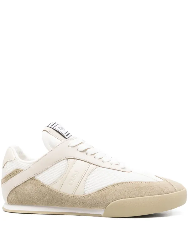 Chloé Panelled-design Sneakers in White