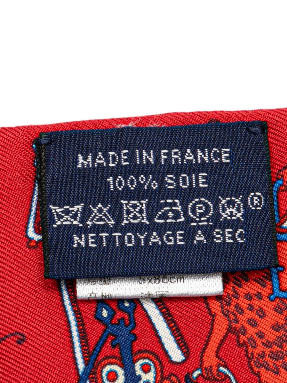 Hermès Pre-Owned 2020-2025 La Folle Parade Silk Twilly Scarf scarves | Image 2