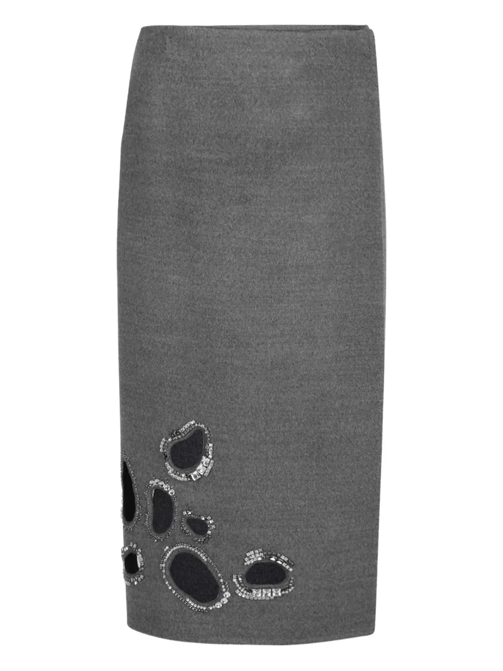Fabiana Filippi sequin-embellished skirt | Grey | Image 1