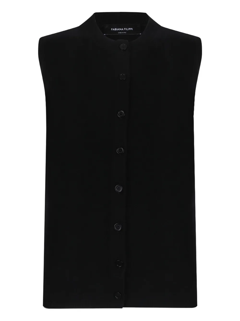 Fabiana Filippi Buttoned Cardigan In Black