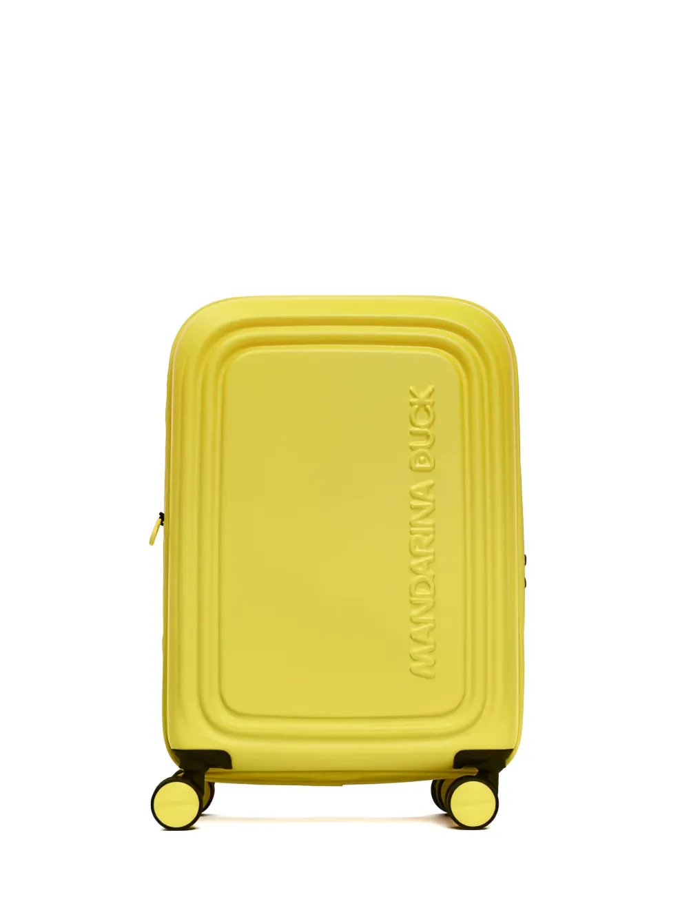 Mandarina Duck Logo-embossed Trolley In Yellow