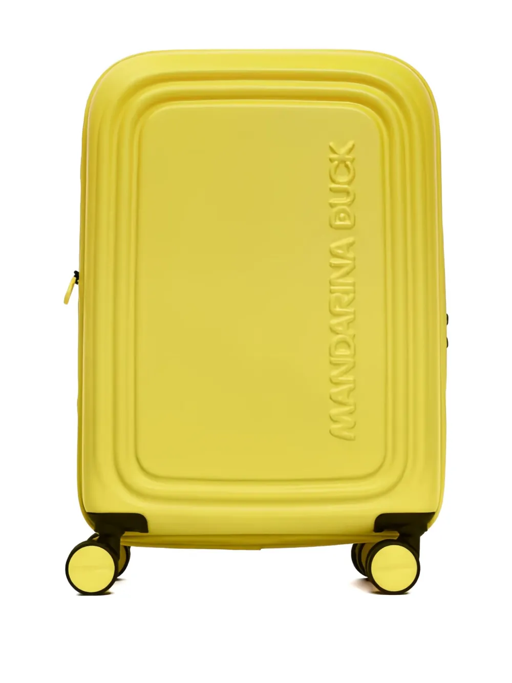 Mandarina Duck Logo-embossed Trolley In Yellow