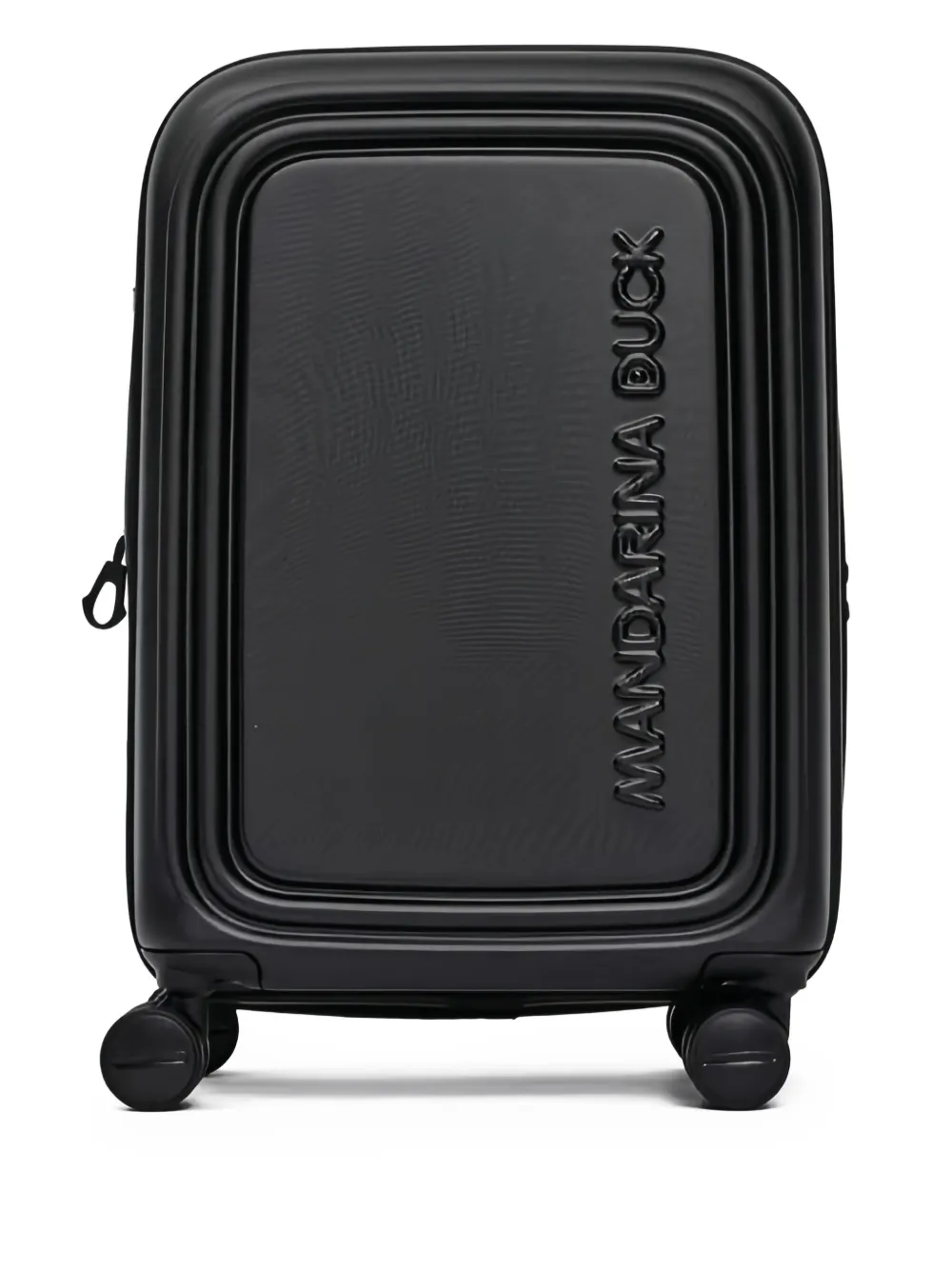 Mandarina Duck Embossed Logo Suitcase In Black