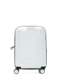 Mandarina Duck embossed logo suitcase - White