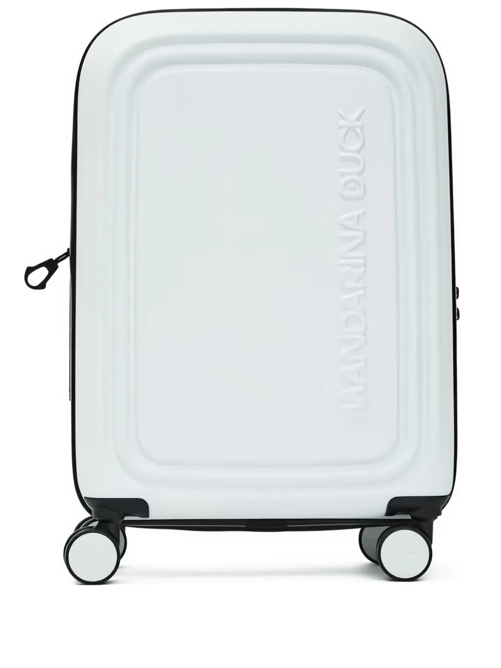 Mandarina Duck embossed logo suitcase | White | Image 1