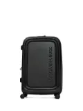 Mandarina Duck embossed logo suitcase - Black