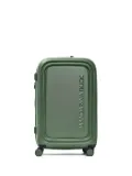 Mandarina Duck embossed logo suitcase - Green