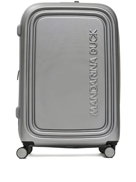 Mandarina Duck logo-embossed trolley