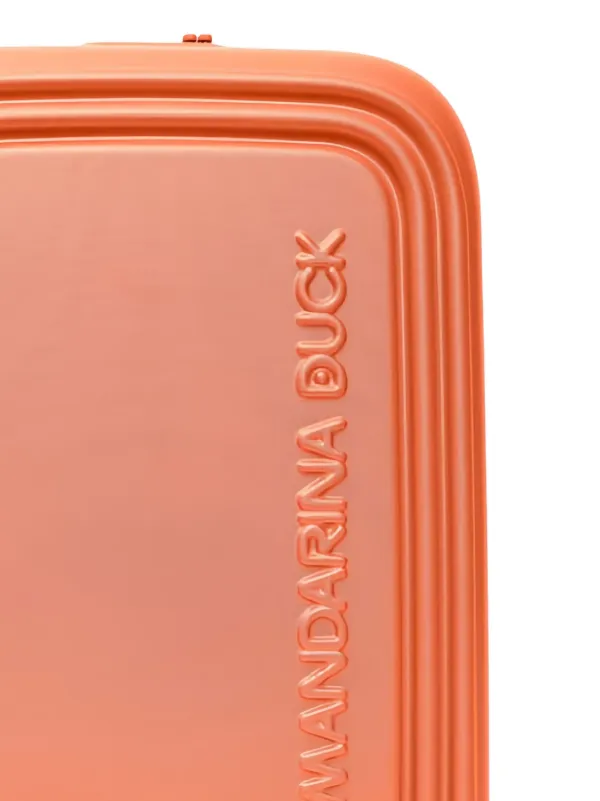 Mandarina Duck エンボスロゴ スーツケース | オレンジ | FARFETCH JP