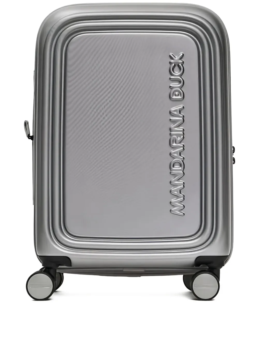 Mandarina Duck Logo-embossed Trolley In Silver