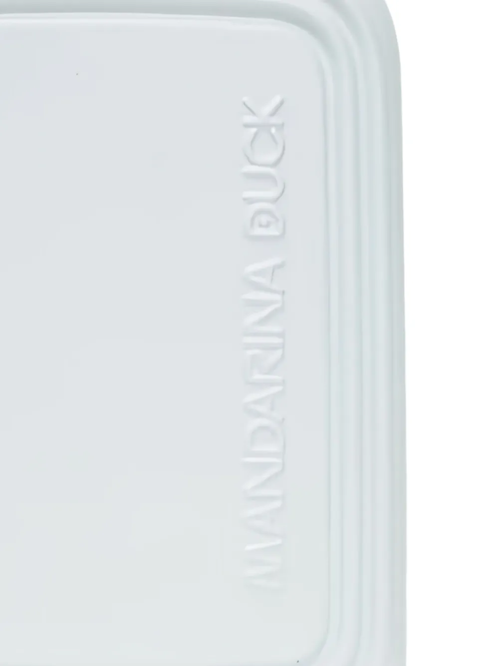 Mandarina Duck Embossed Logo Suitcase In Blue
