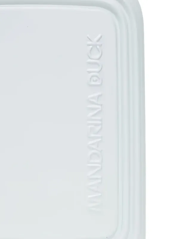 Mandarina Duck エンボスロゴ スーツケース | ホワイト | FARFETCH JP