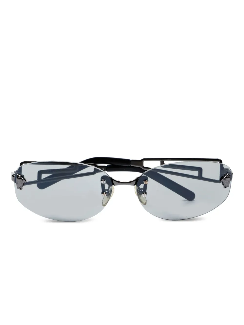 Versace Pre-Owned 1990s Medusa rimless sunglasses | Black | Image 1