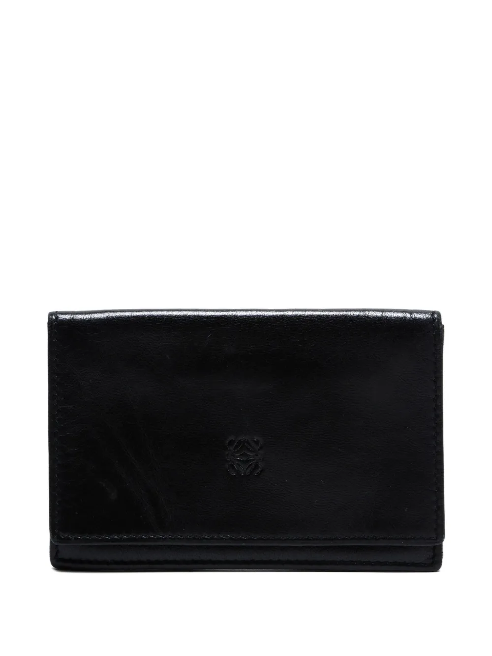 Loewe Pre-Owned 2000s lambskin card case | Black | Image 1