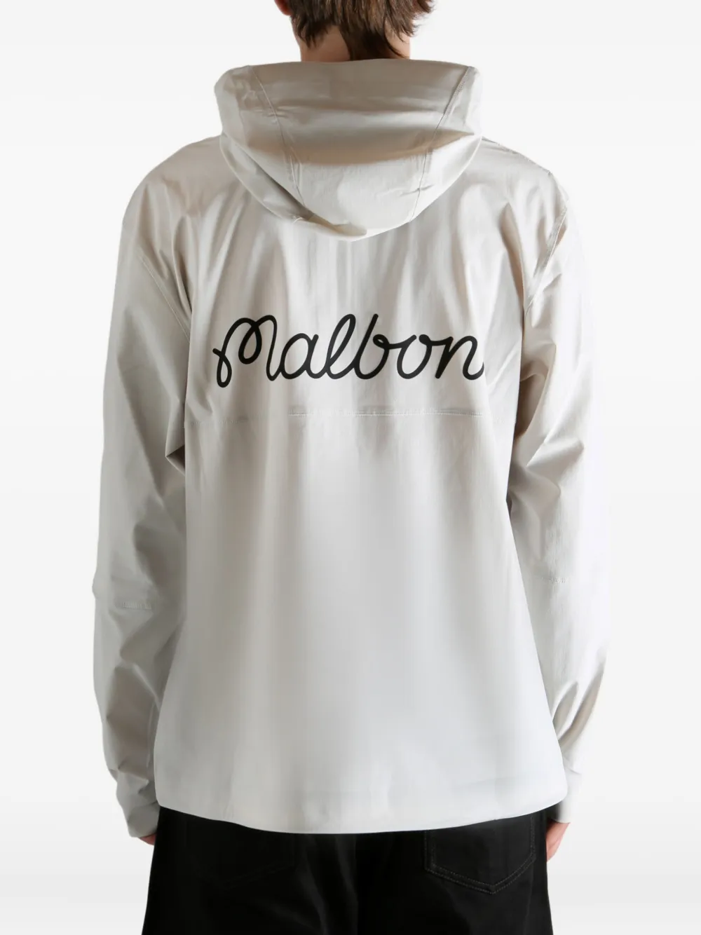 Malbon Golf フーデッド ジップジャケット | グレー | FARFETCH JP