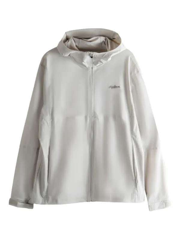 Malbon Golf フーデッド ジップジャケット | グレー | FARFETCH JP