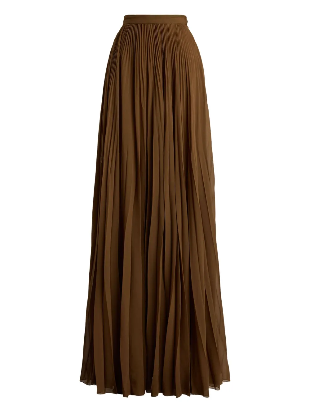 Ralph Lauren Collection pleated maxi skirt | Brown | Image 1