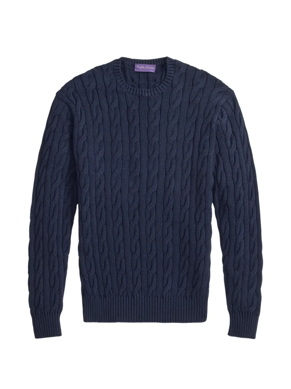 Ralph Lauren Purple Label cable-knit cashmere sweater - Blu