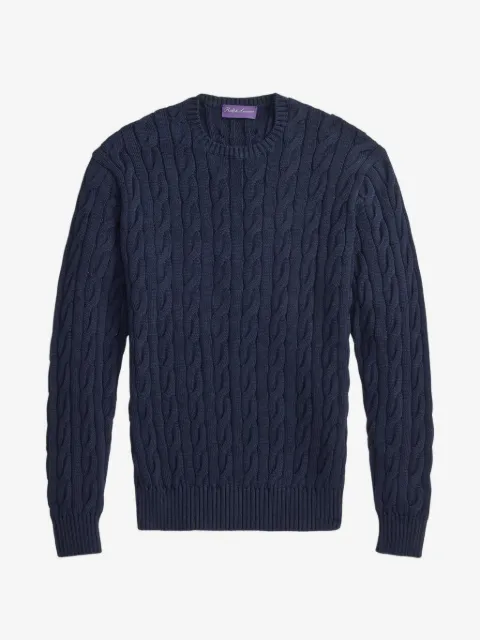 Ralph Lauren Purple Label cable-knit cashmere sweater