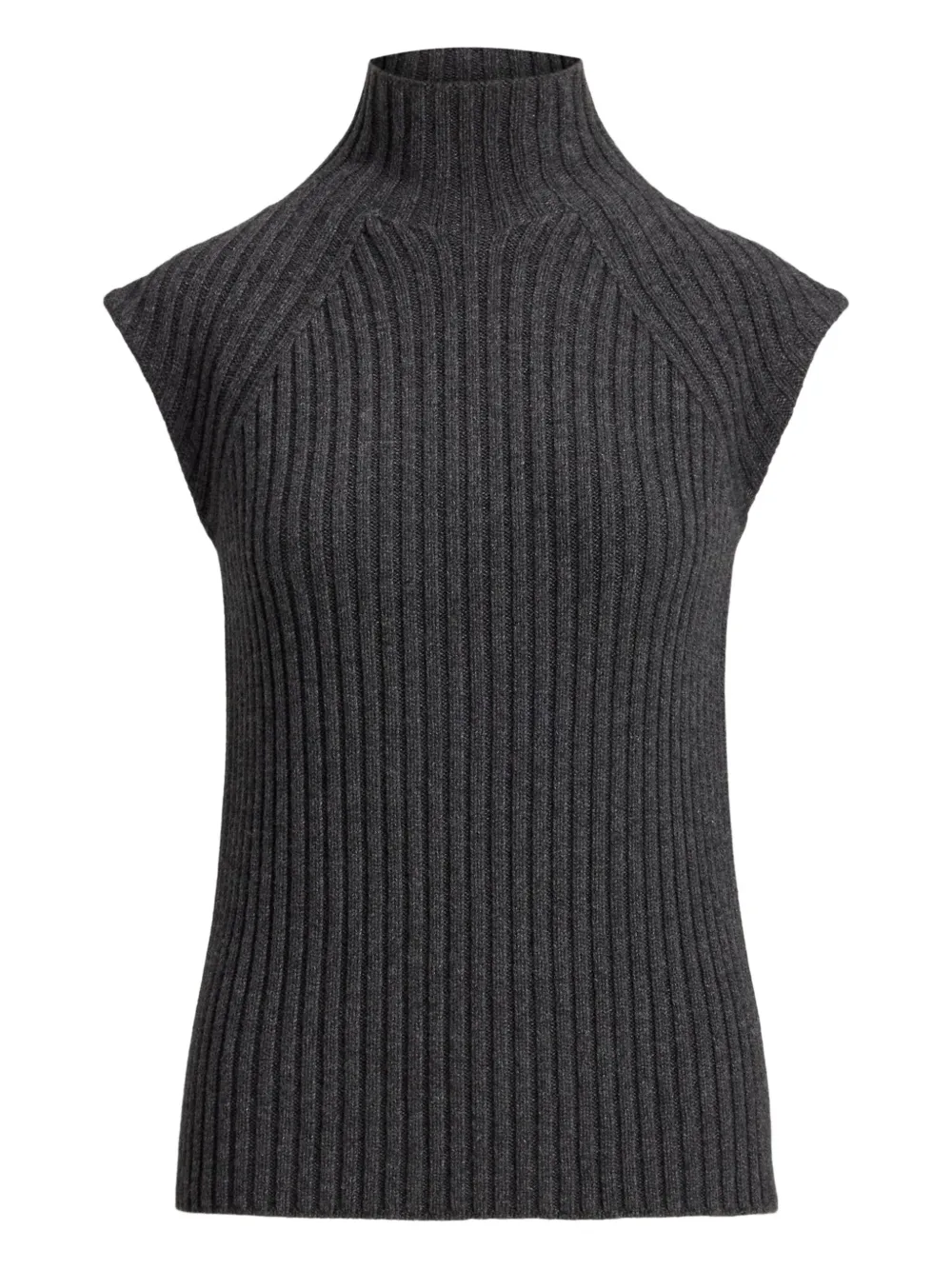 Ralph Lauren Collection ハイネック ノースリーブトップ - グレー Ralph Lauren Collection ハイネック ノースリーブトップ - グレー
