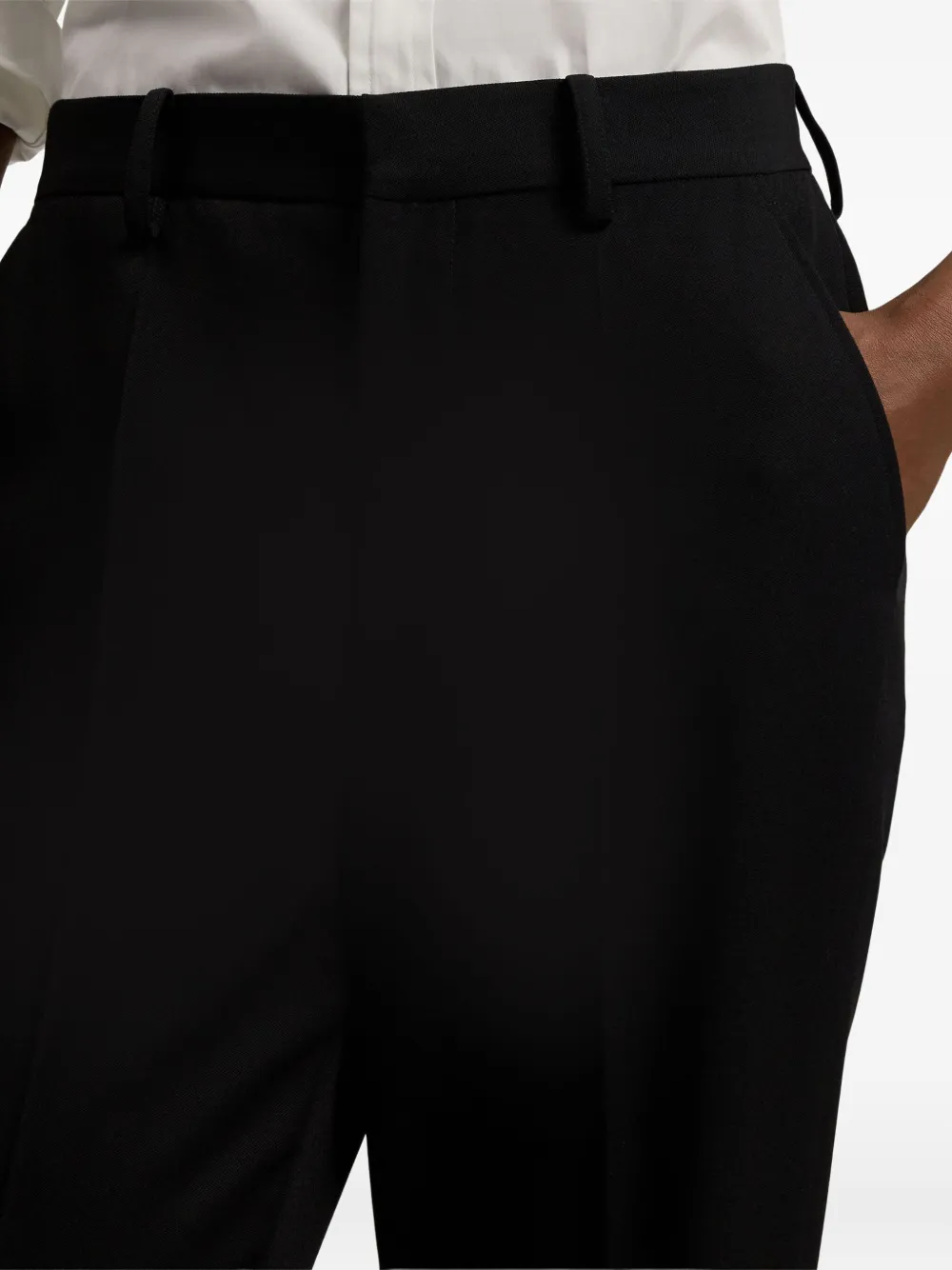 Ralph Lauren Collection Wollen broek Zwart