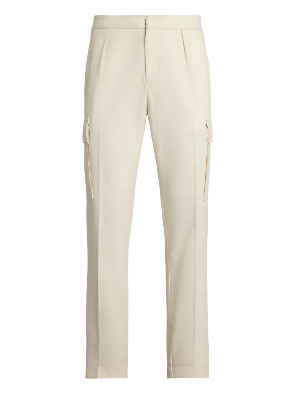 Ralph Lauren Purple Label pleated cargo-pockets trousers | Neutrals | Image 1