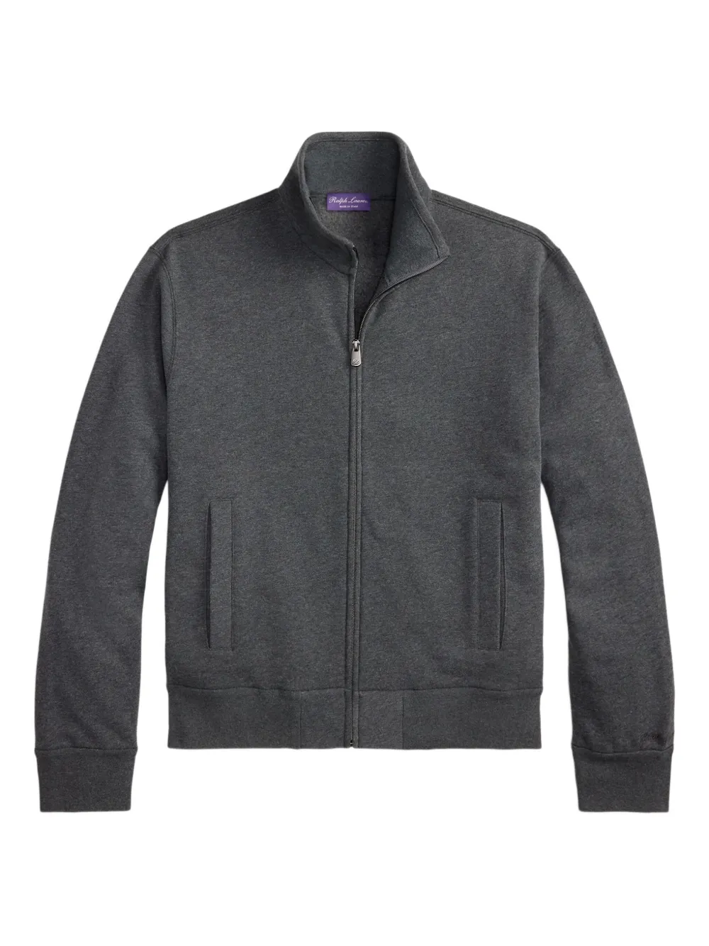 Ralph Lauren Purple Label ジップアップ スウェットシャツ - グレー Ralph Lauren Purple Label ジップアップ スウェットシャツ - グレー