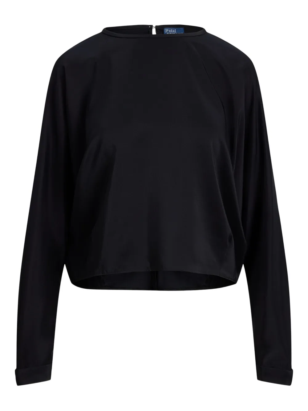 Polo Ralph Lauren Crew-neck Blouse In Black