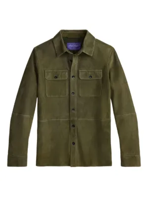 Ralph Lauren RRL スエード シャツジャケット | ブラウン | FARFETCH JP