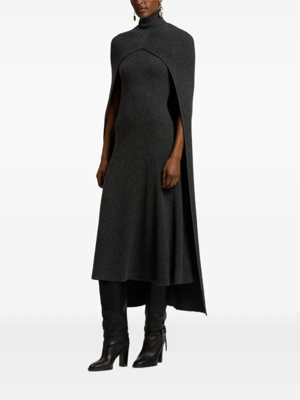 【HYKE】ALPACOTTON TURTLENECK SWEATER CAPE HYKE ALPACOTTON TURTLENECK SWEATER CAPE 【公式通販】