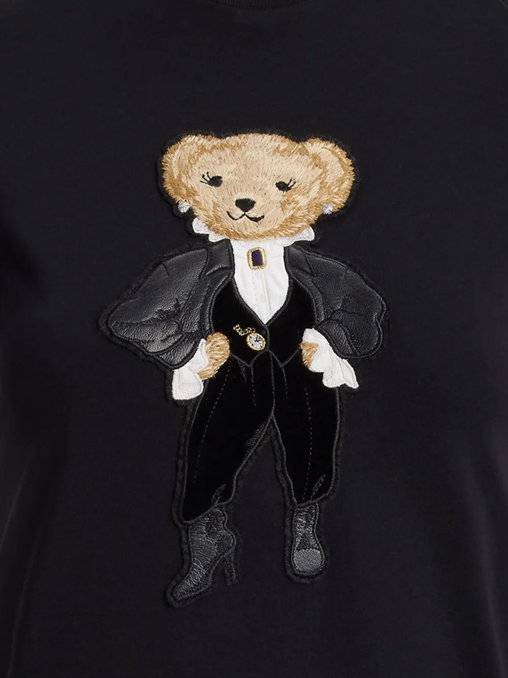 Ralph Lauren Collection Polo Bear-appliqué T-shirt | T-Shirts & Jersey Shirts | Image 2