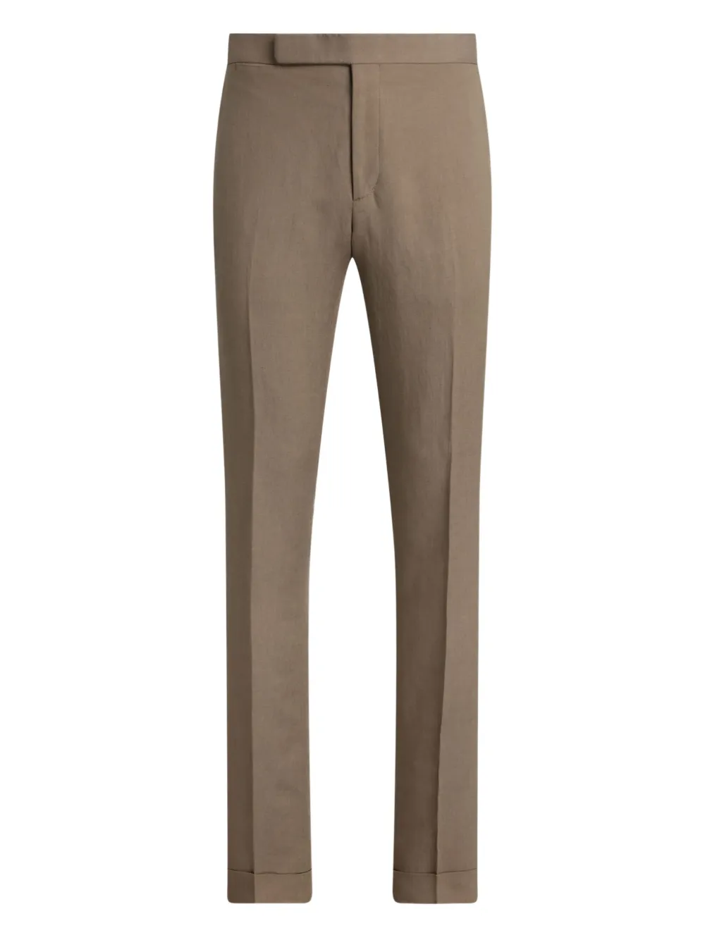 Ralph Lauren Purple Label cuffed-detail trousers | Neutrals | Image 1