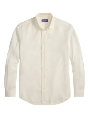 Ralph Lauren Purple Label Linen Shirt | Neutrals | FARFETCH