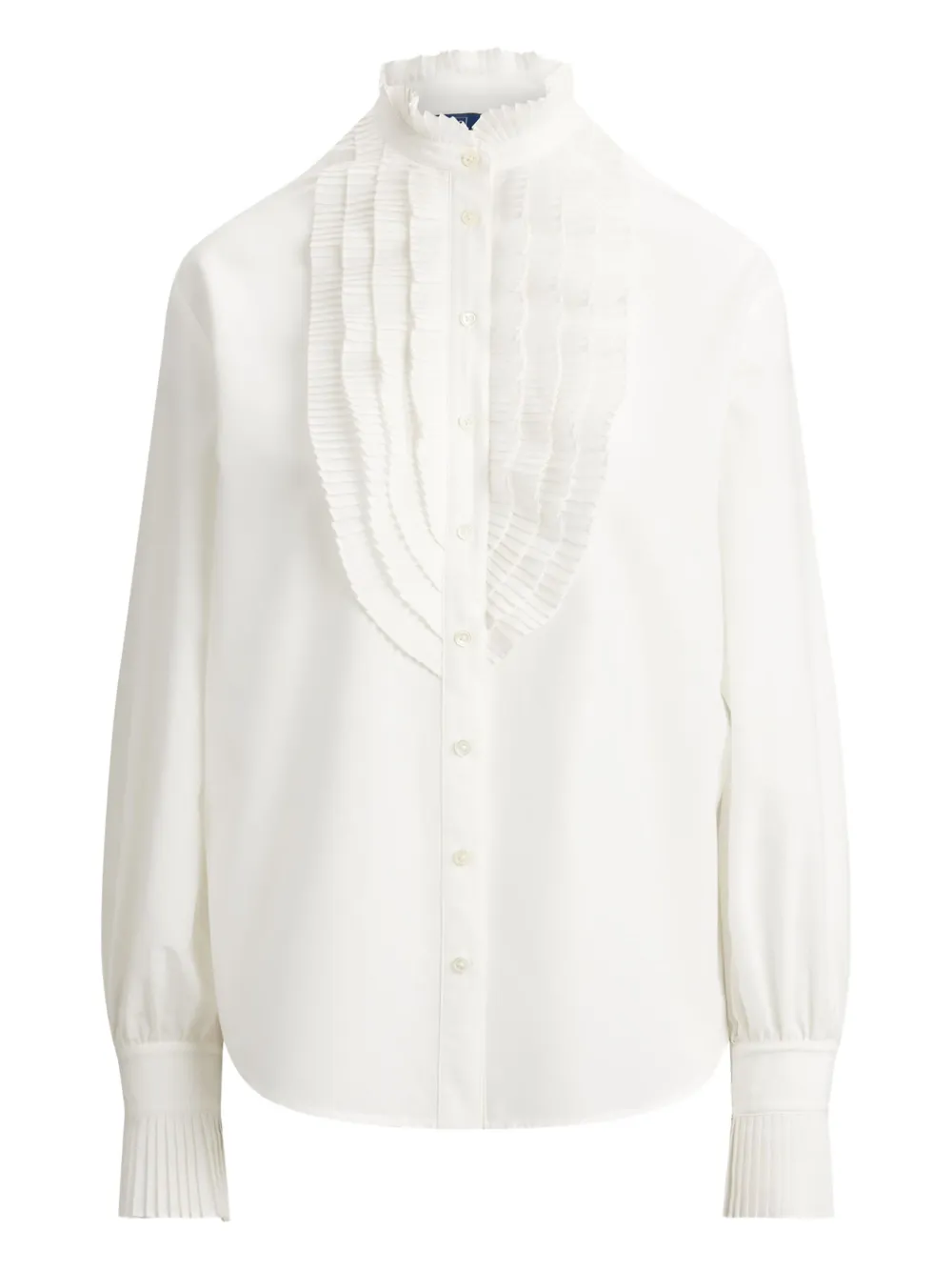 Polo Ralph Lauren Ruffle-details Shirt In White