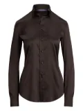 Ralph Lauren Collection silk-satin shirt - Brown