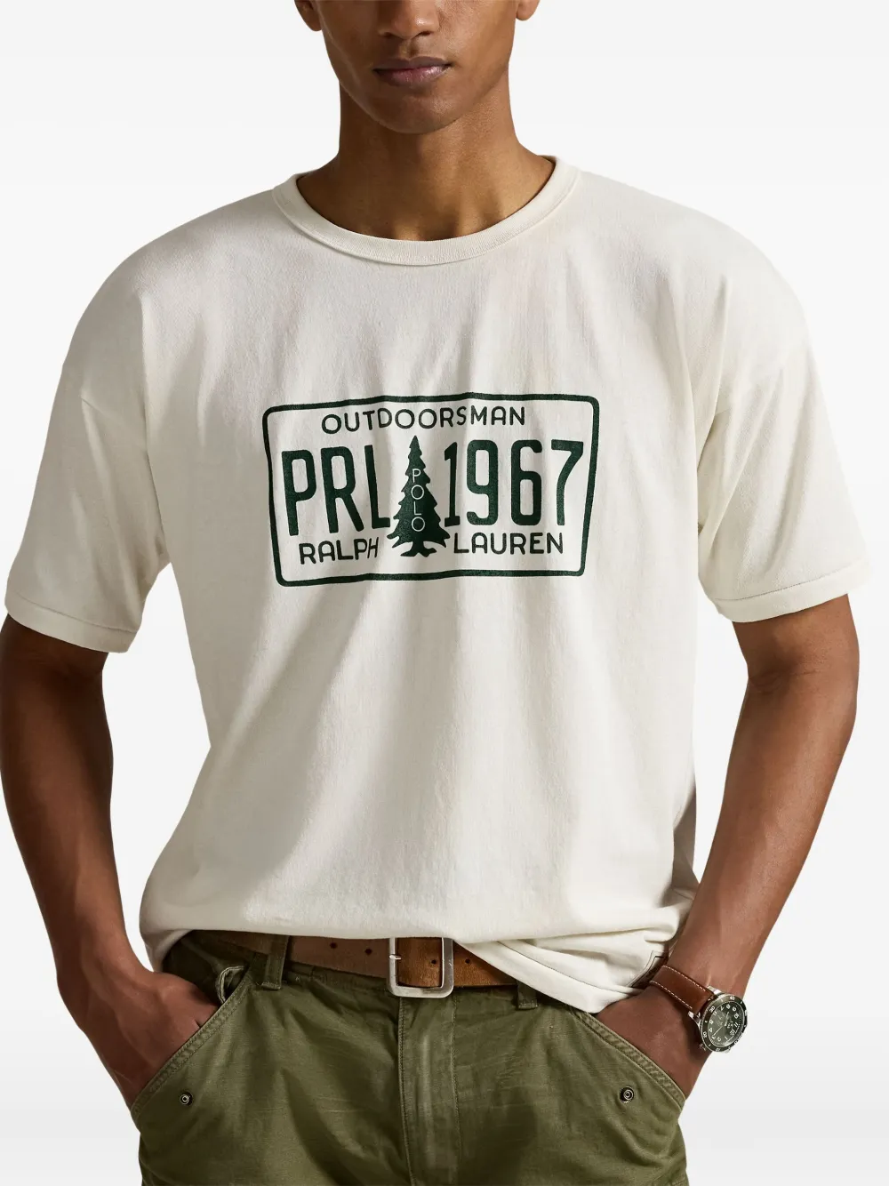 Polo Ralph Lauren T-shirt met grafische print Wit