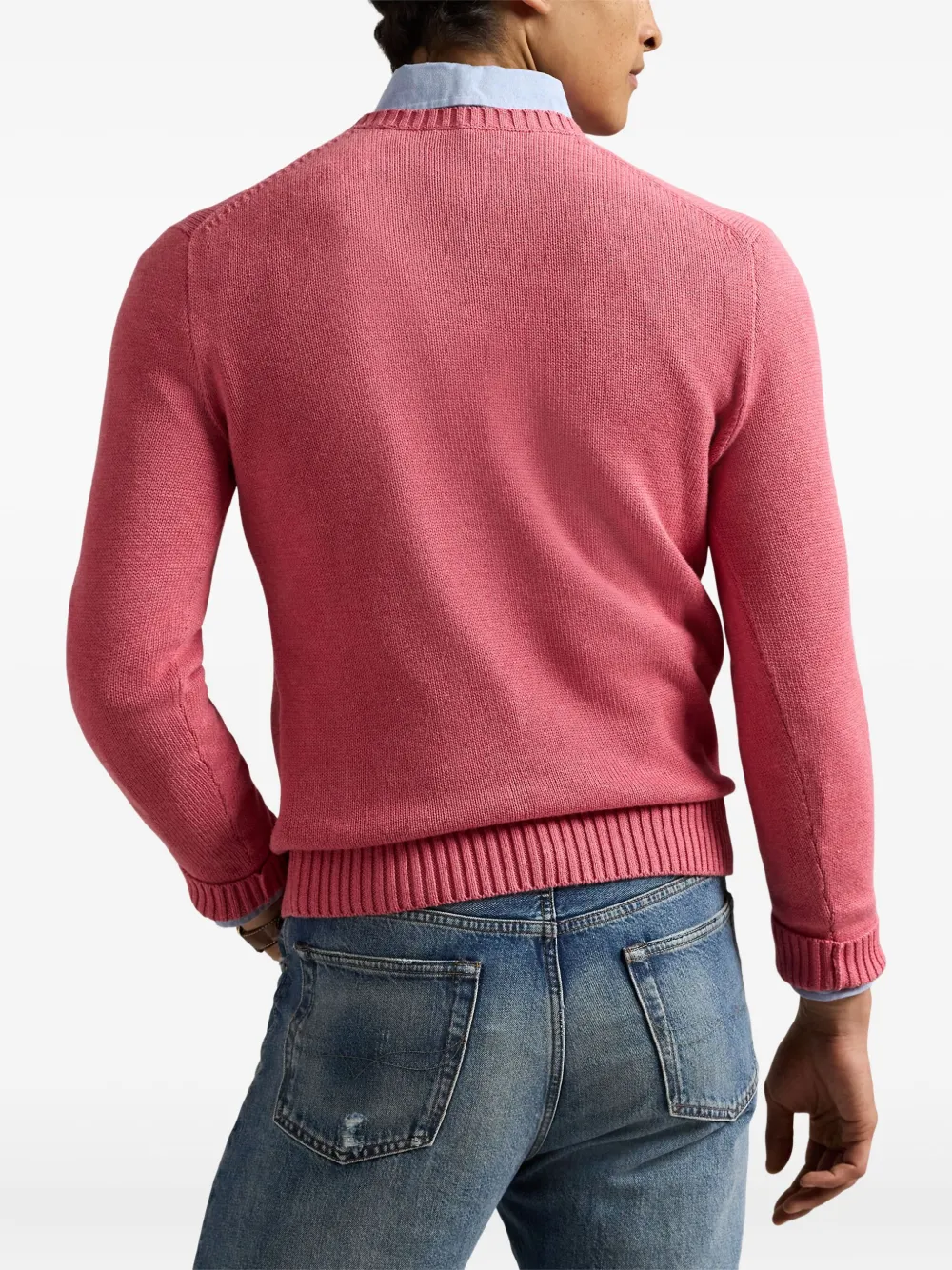 Polo Ralph Lauren Trui met geborduurd Polo Pony-logo Roze