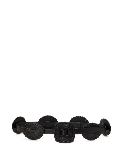 Polo Ralph Lauren embossed-buckle leather belt