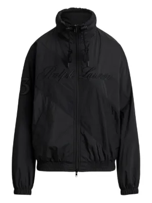 RLX Ralph Lauren Patrol Hooded Windbreaker Jacket | Black | FARFETCH