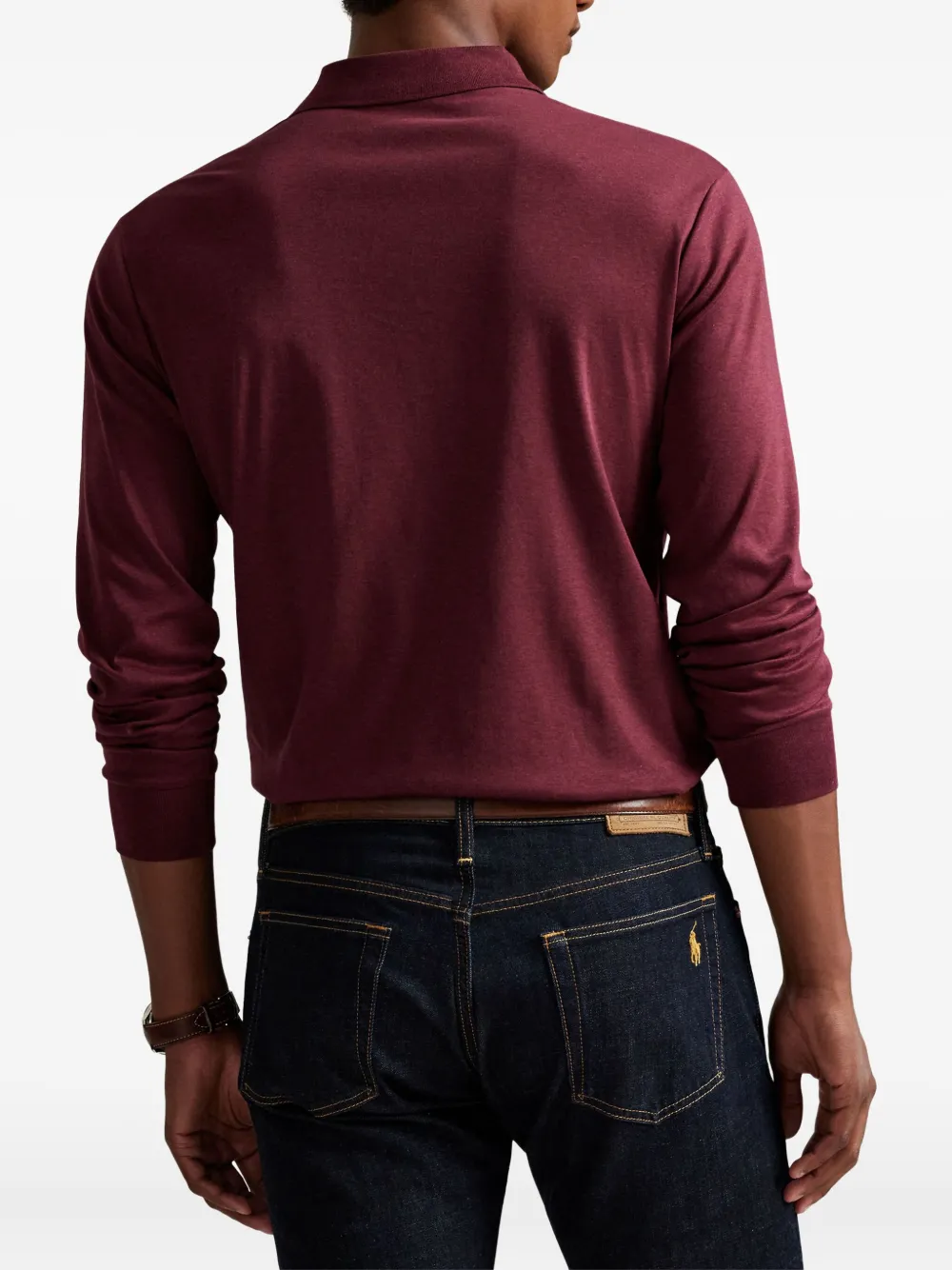 Polo Ralph Lauren Poloshirt met geborduurd logo Rood