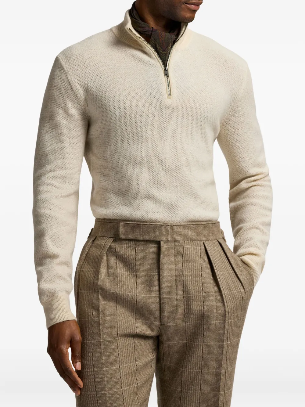 Ralph Lauren Purple Label Kasjmier trui Beige