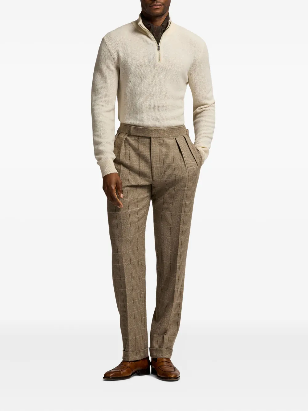 Ralph Lauren Purple Label Kasjmier trui - Beige