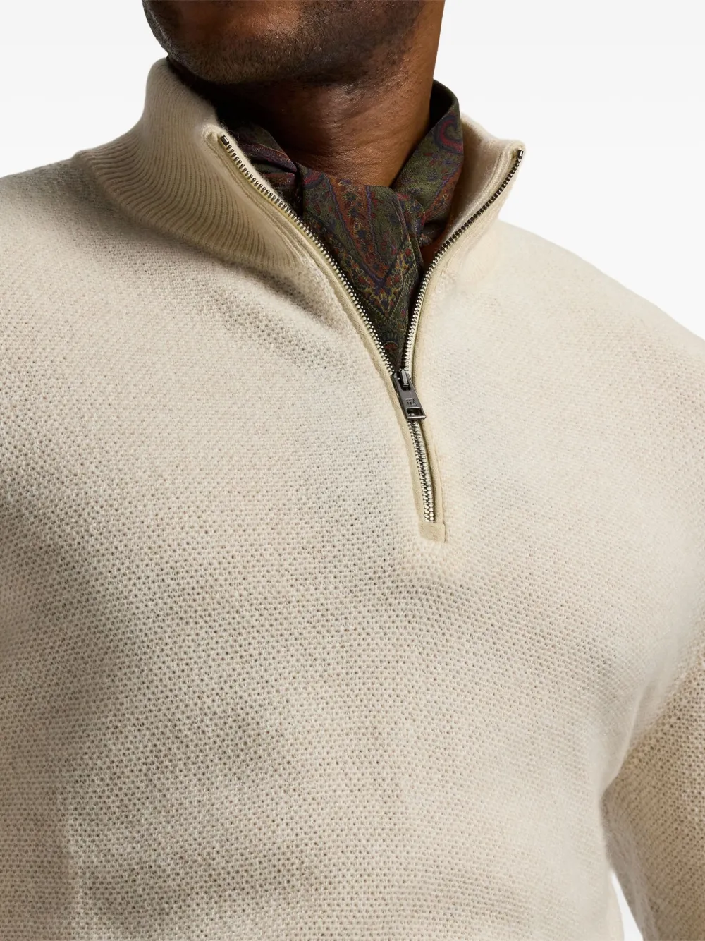 Ralph Lauren Purple Label Kasjmier trui Beige