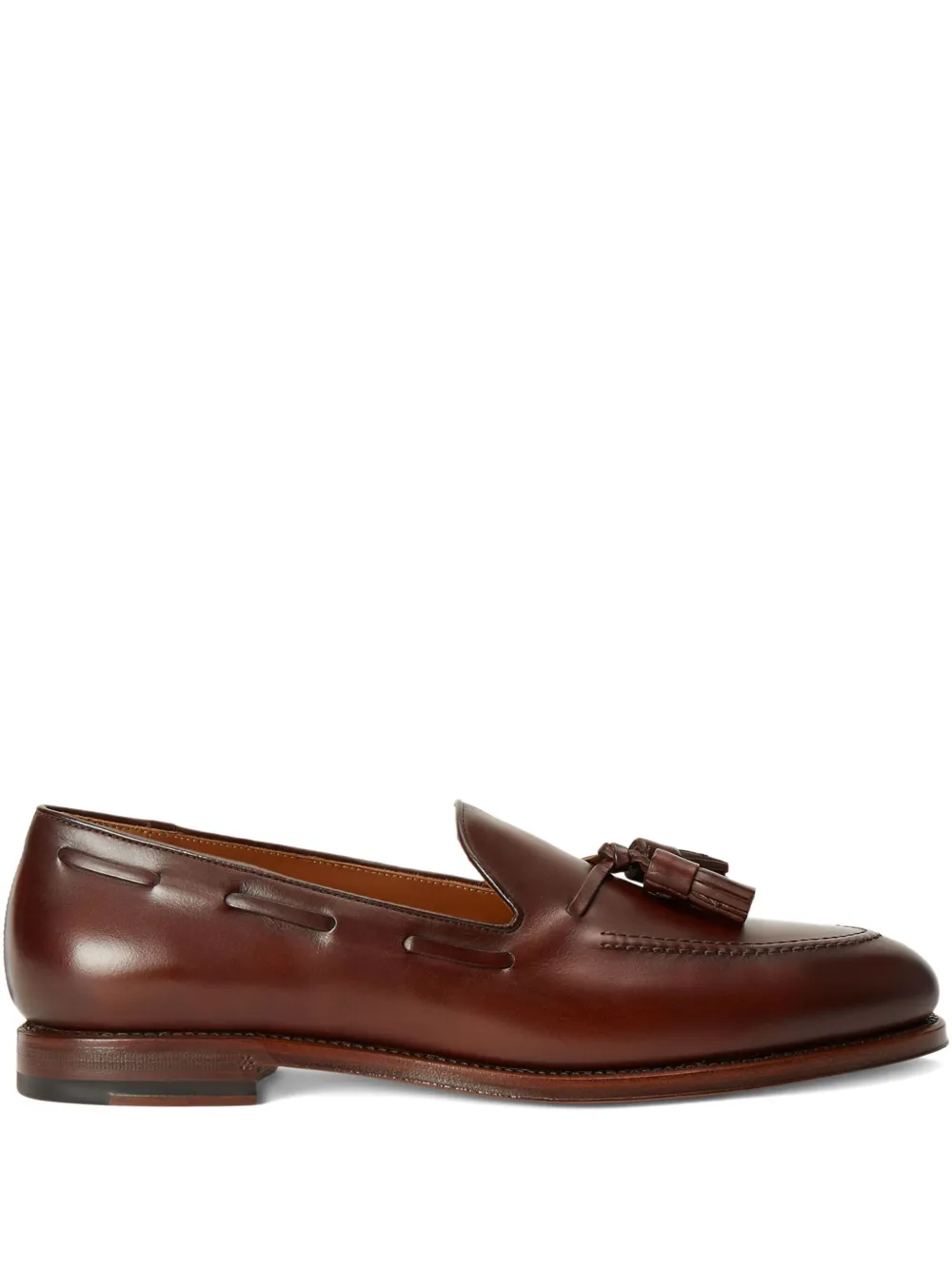 Polo Ralph Lauren tassel leather loafers Brown