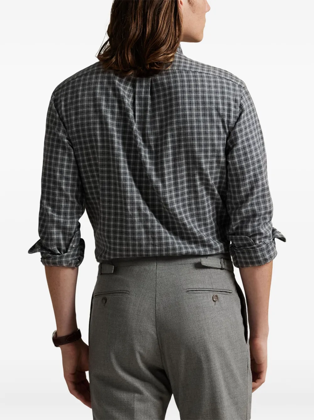 Polo Ralph Lauren Geruit overhemd Grijs