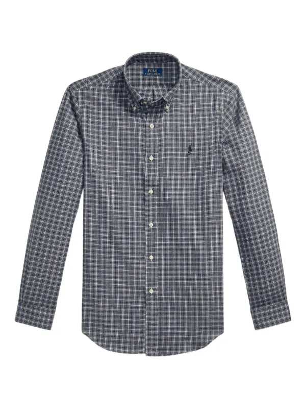 Polo Ralph Lauren チェック シャツ | グレー | FARFETCH JP